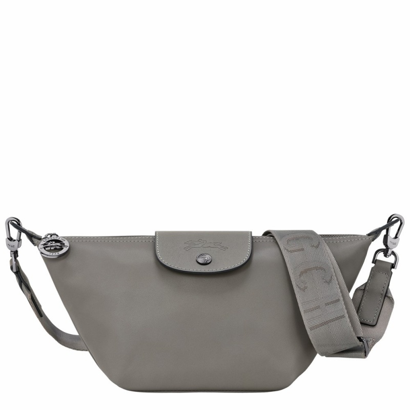 Grey Longchamp Le Pliage Xtra XS Men's Crossbody Bags